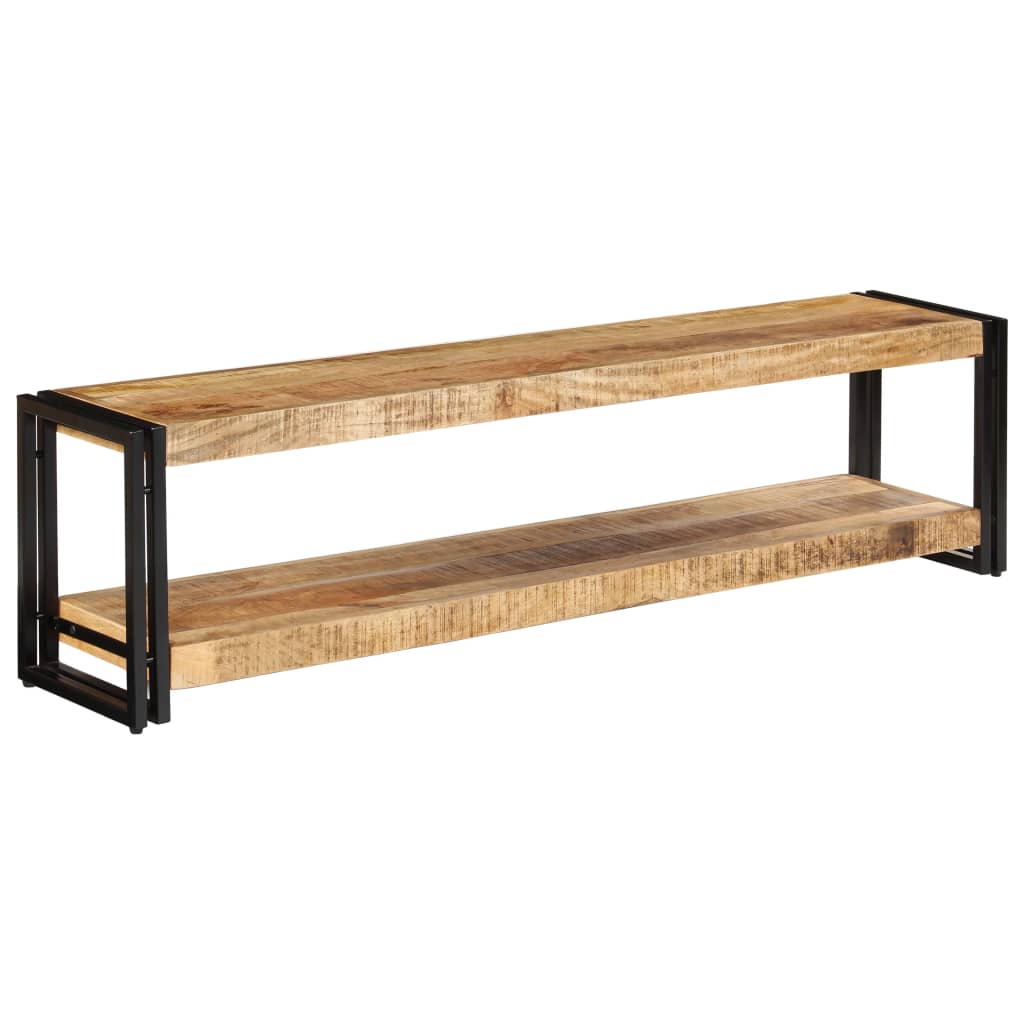 TV-taso 150x30x40 cm kiinteä mangopuu - Sisustajankoti.fi