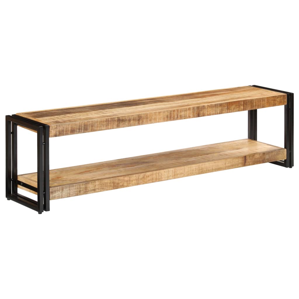 TV-taso 150x30x40 cm kiinteä mangopuu - Sisustajankoti.fi