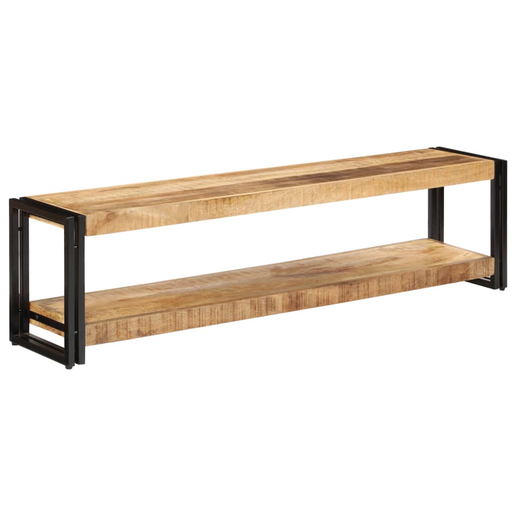 TV-taso 150x30x40 cm kiinteä mangopuu - Sisustajankoti.fi