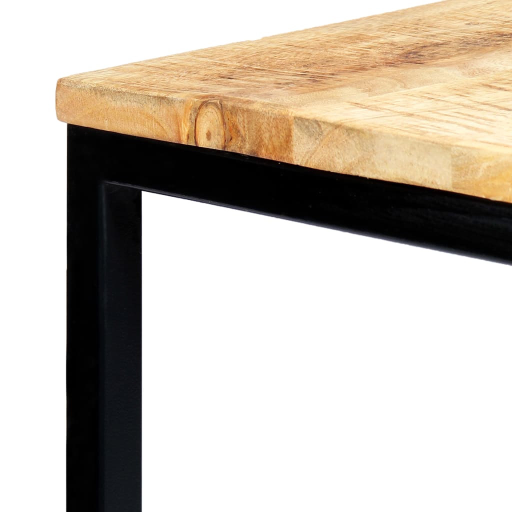 Ruokapöytä 120x60x75 cm karkea mangopuu - Sisustajankoti.fi