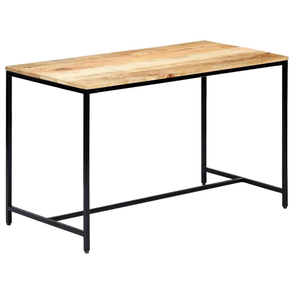 Ruokapöytä 120x60x75 cm karkea mangopuu - Sisustajankoti.fi