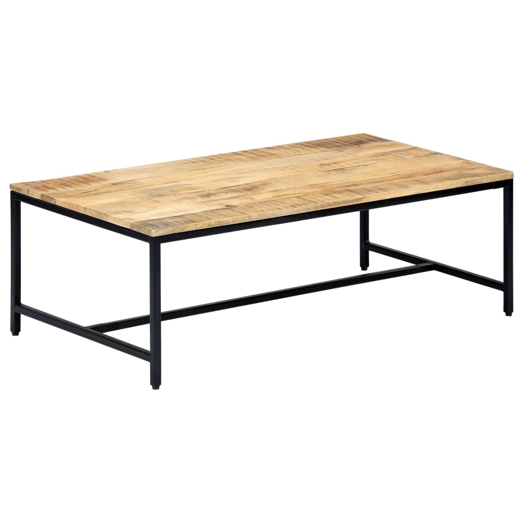 Sohvapöytä 120x60x40 cm karkea mangopuu - Sisustajankoti.fi