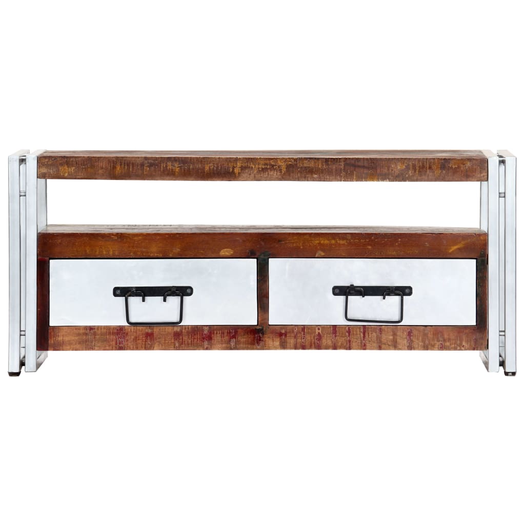 TV-taso 90x30x40 cm täysi kierrätetty puu - Sisustajankoti.fi