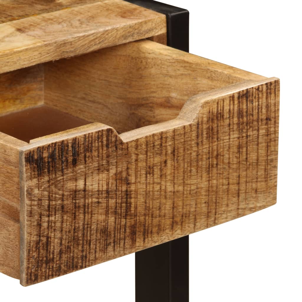 Senkki 3 laatikolla 110x35x75 cm kiinteä mangopuu - Sisustajankoti.fi