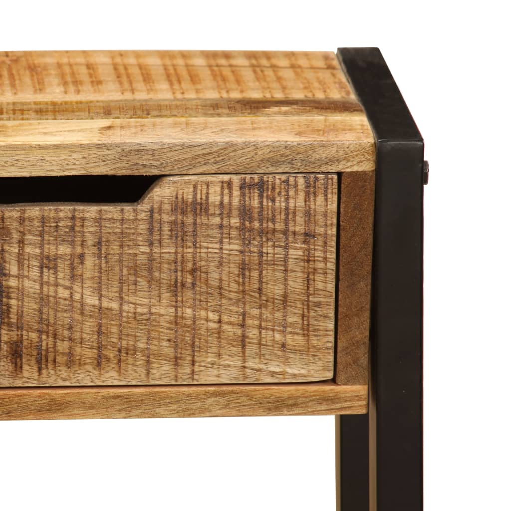 Senkki 3 laatikolla 110x35x75 cm kiinteä mangopuu - Sisustajankoti.fi