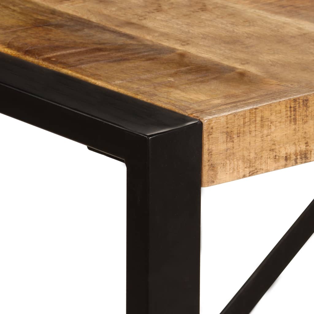 Ruokapöytä kiinteä mangopuu 200x100x75 - Sisustajankoti.fi