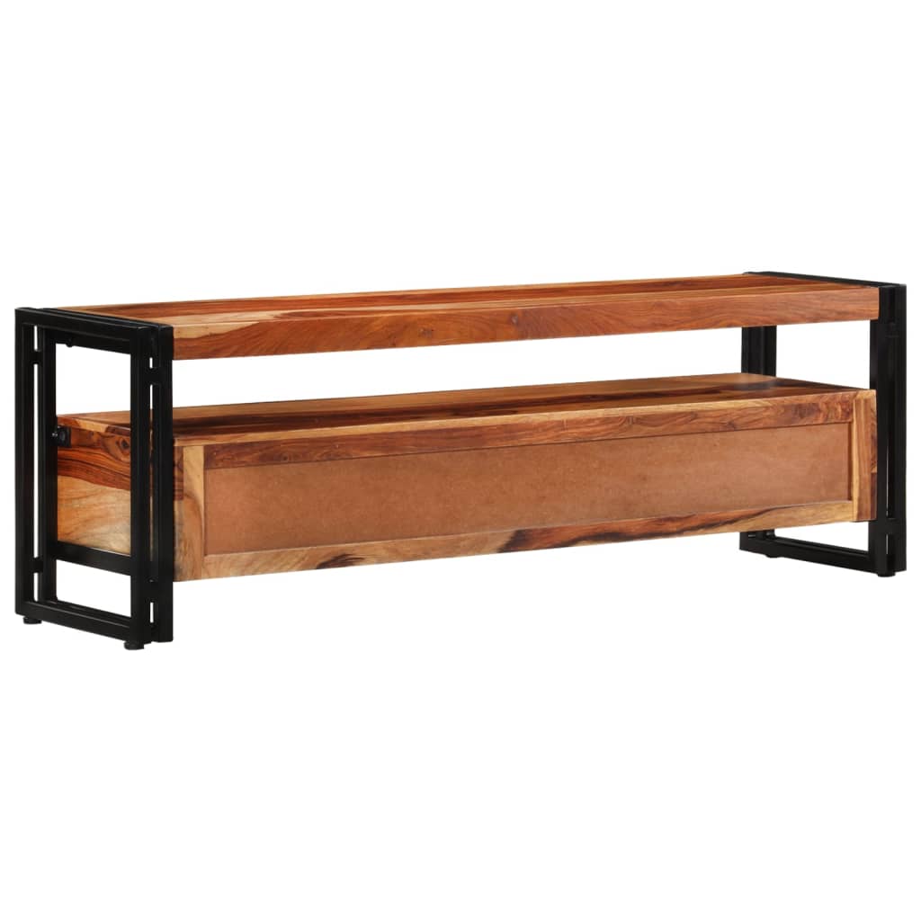 TV-taso 120x30x40 cm täysi seesampuu - Sisustajankoti.fi