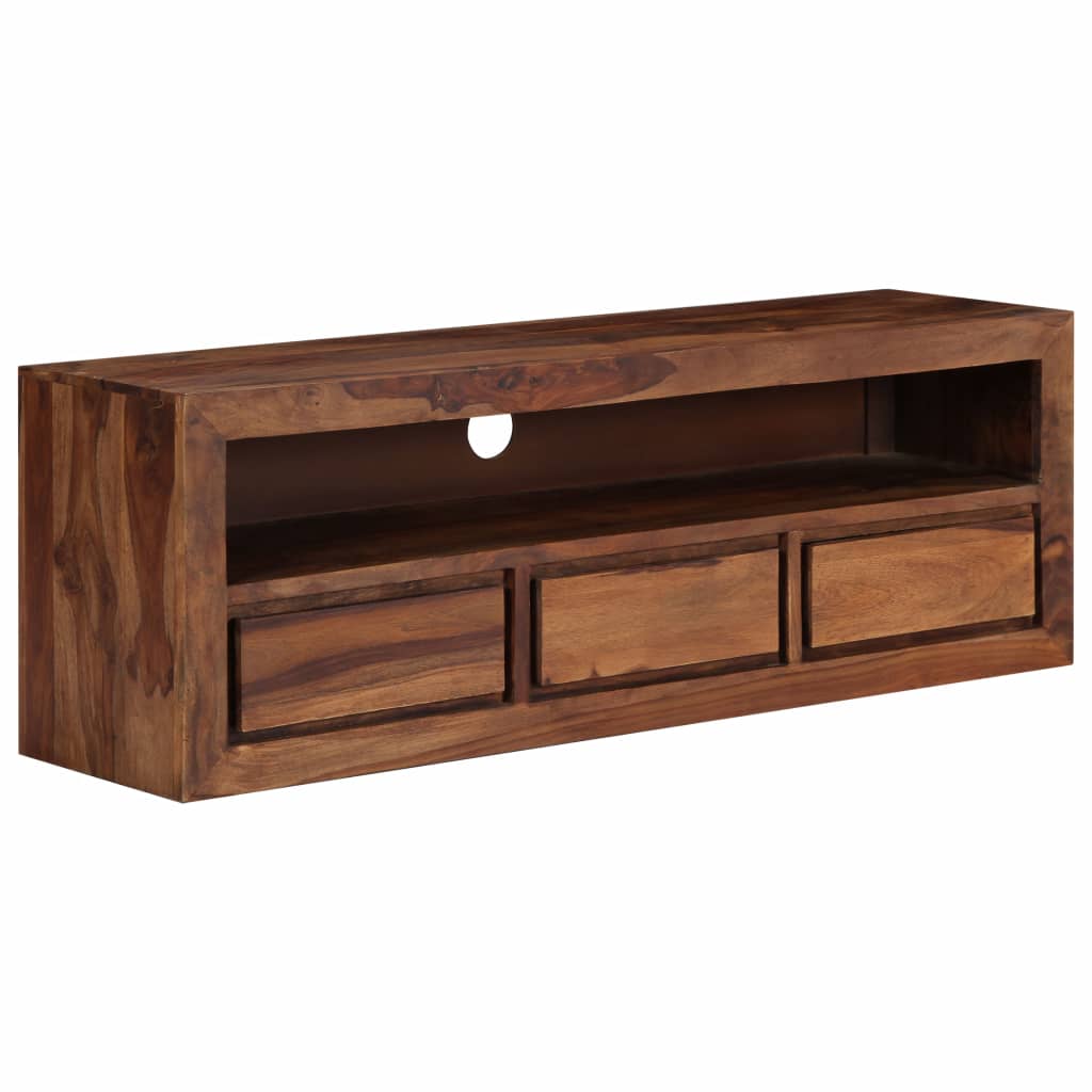 TV-taso 120x30x40 cm kiinteä seesampuu - Sisustajankoti.fi