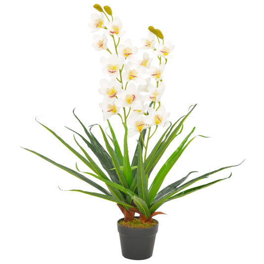 Tekokukka ruukulla orkidea valkoinen 90 cm - Sisustajankoti.fi