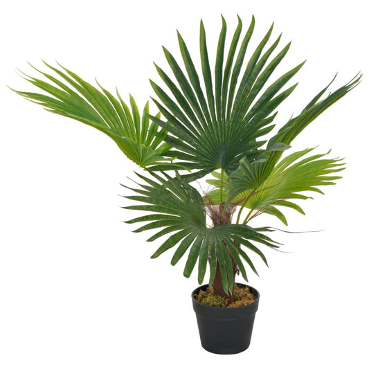 Tekokasvi palmu ruukulla vihreä 70 cm - Sisustajankoti.fi
