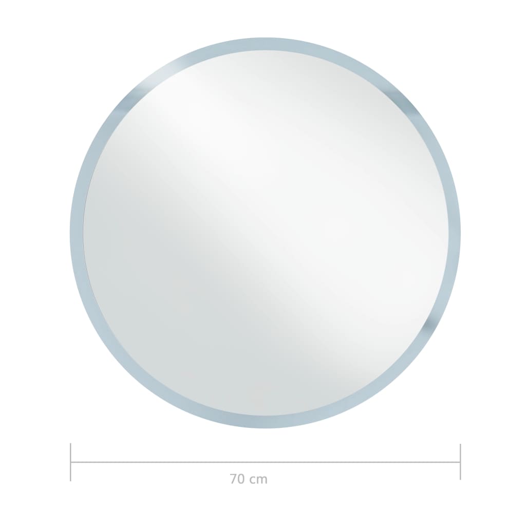 Kylpyhuoneen LED-peili 70 cm - Sisustajankoti.fi
