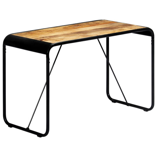 Ruokapöytä 118x60x76 cm täysi karkea mangopuu - Sisustajankoti.fi