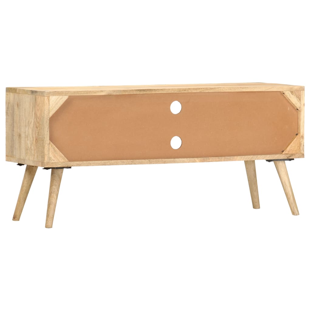 TV-taso 100x30x45 cm täysi mangopuu - Sisustajankoti.fi