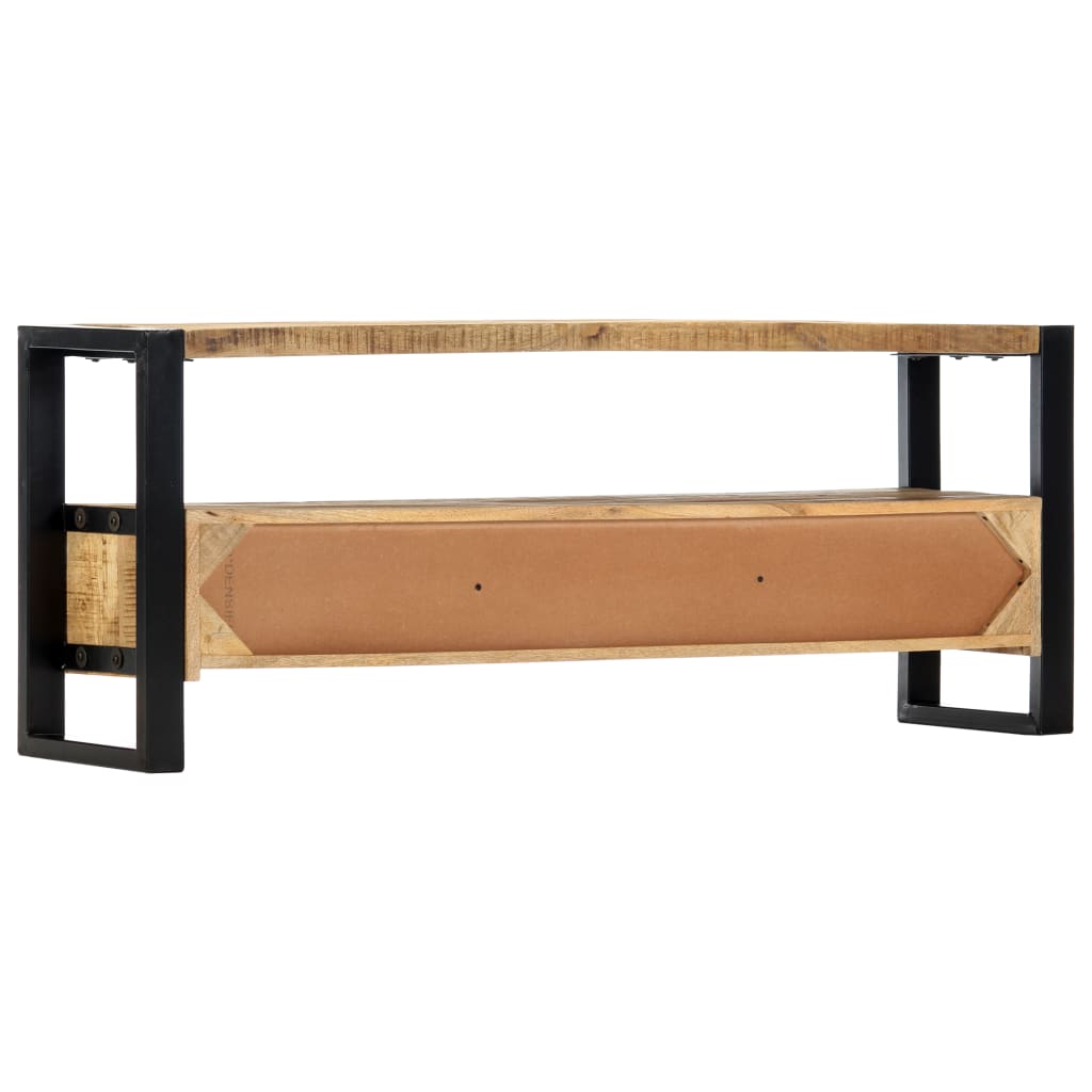 TV-taso 130x30x50 cm täysi mangopuu - Sisustajankoti.fi