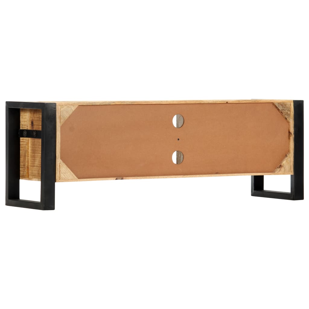 TV-taso 120x30x40 cm täysi mangopuu - Sisustajankoti.fi