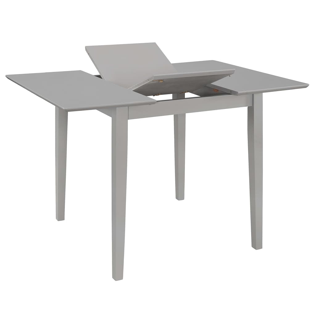 Jatkettava ruokapöytä harmaa (80-120)x80x74 cm MDF - Sisustajankoti.fi