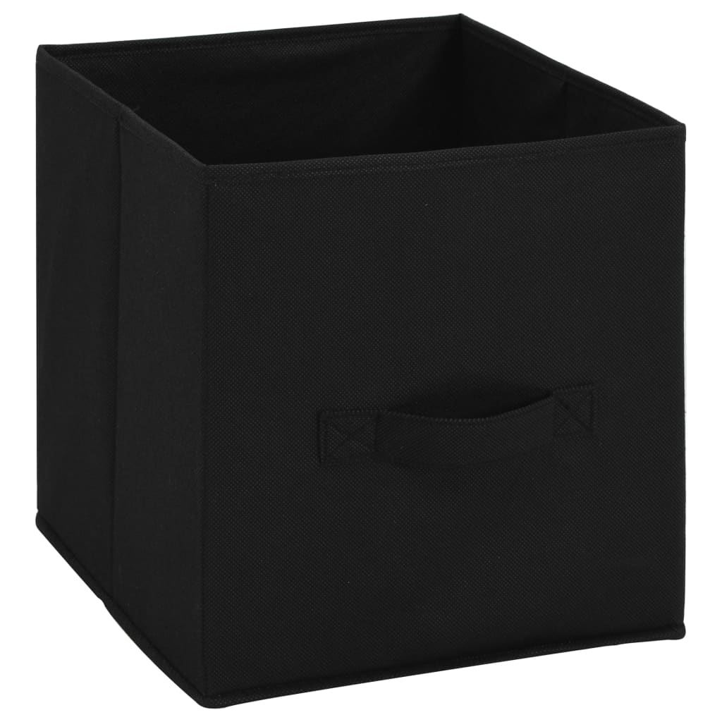 Varastokaappi 4 kangaskorilla musta 63x30x71 cm teräs - Sisustajankoti.fi