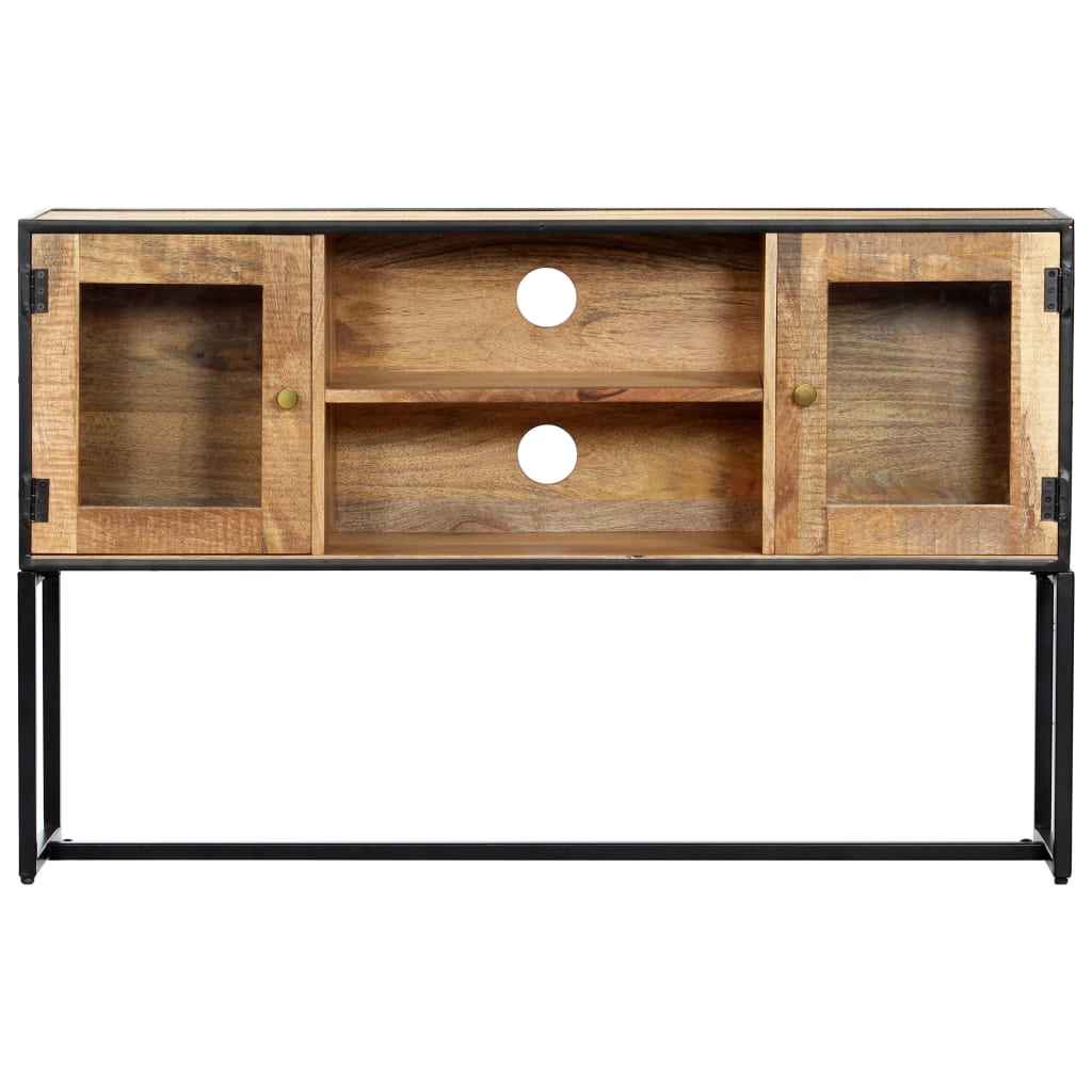 TV-taso 120x30x75 cm täysi kierrätetty puu - Sisustajankoti.fi