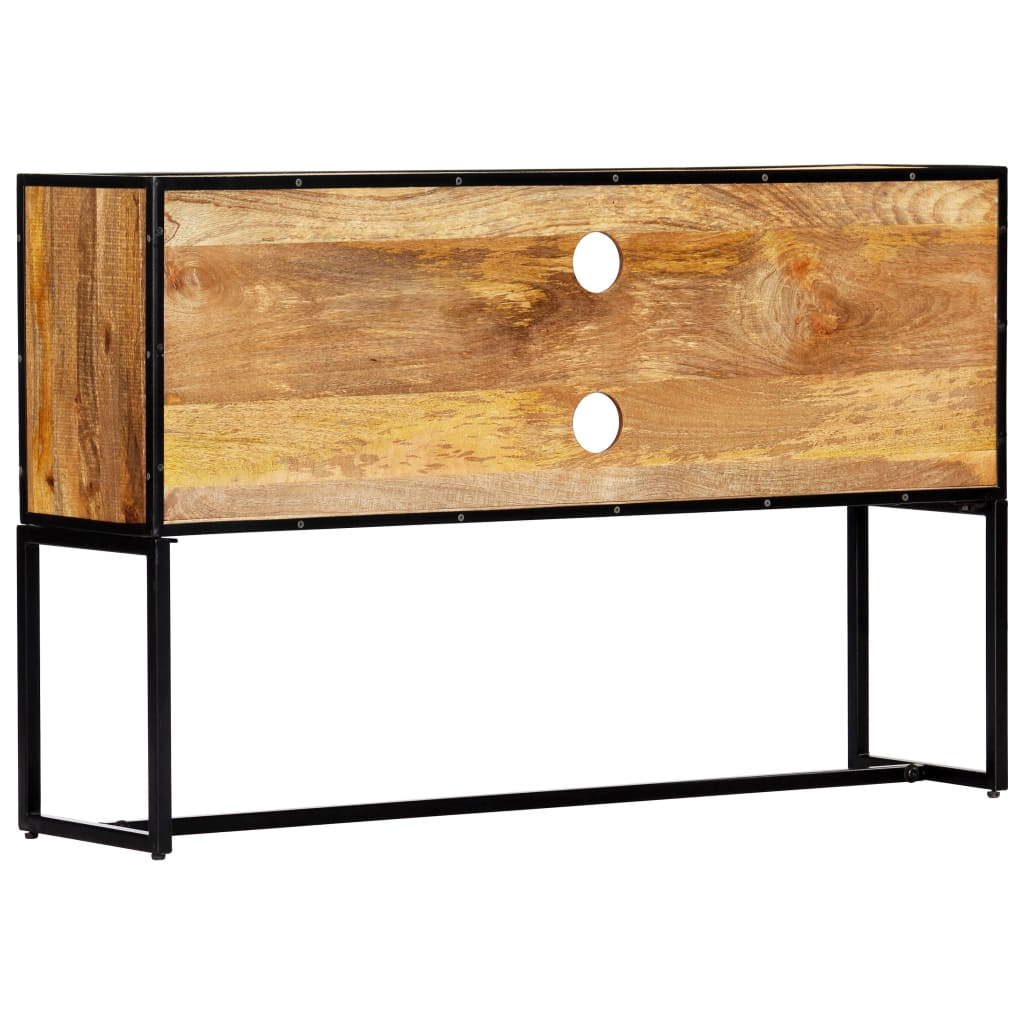 TV-taso 120x30x75 cm täysi kierrätetty puu - Sisustajankoti.fi