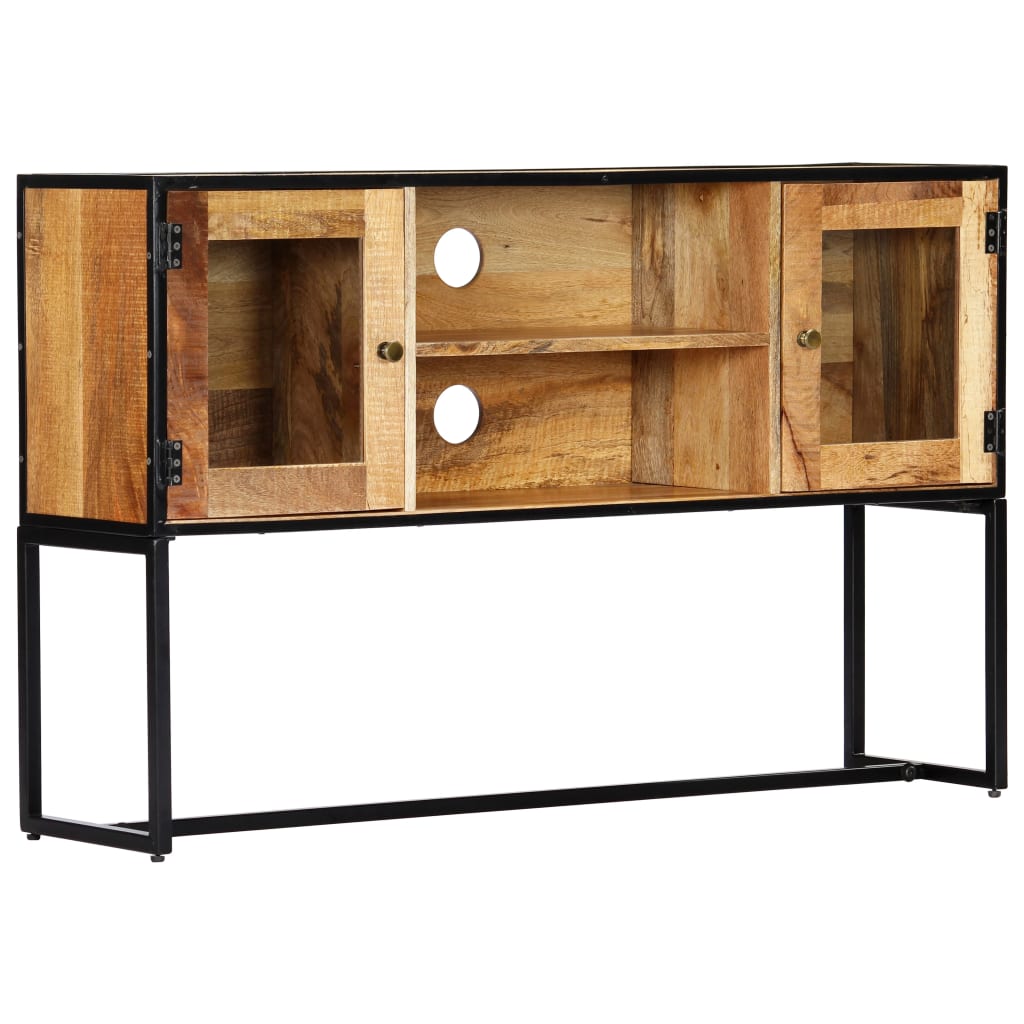 TV-taso 120x30x75 cm täysi kierrätetty puu - Sisustajankoti.fi