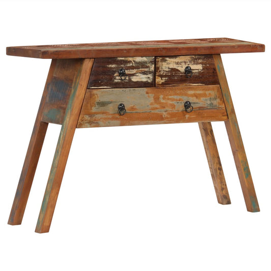 Konsolipöytä 110x30x75 cm kierrätetty täyspuu - Sisustajankoti.fi