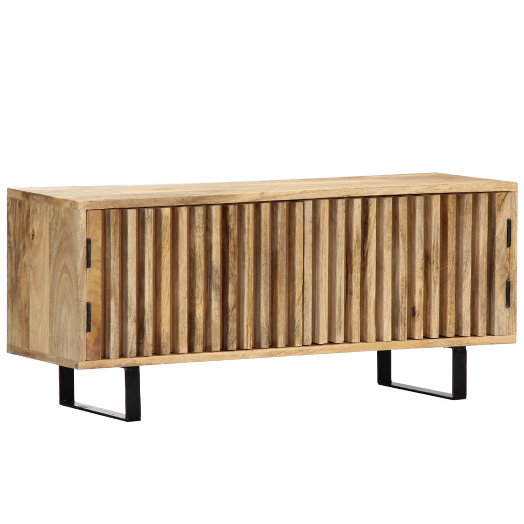 TV-taso 90x30x40 cm täysmangopuu - Sisustajankoti.fi