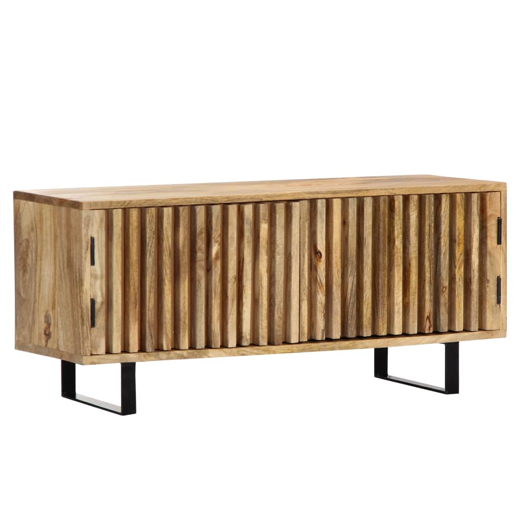 TV-taso 90x30x40 cm täysmangopuu - Sisustajankoti.fi