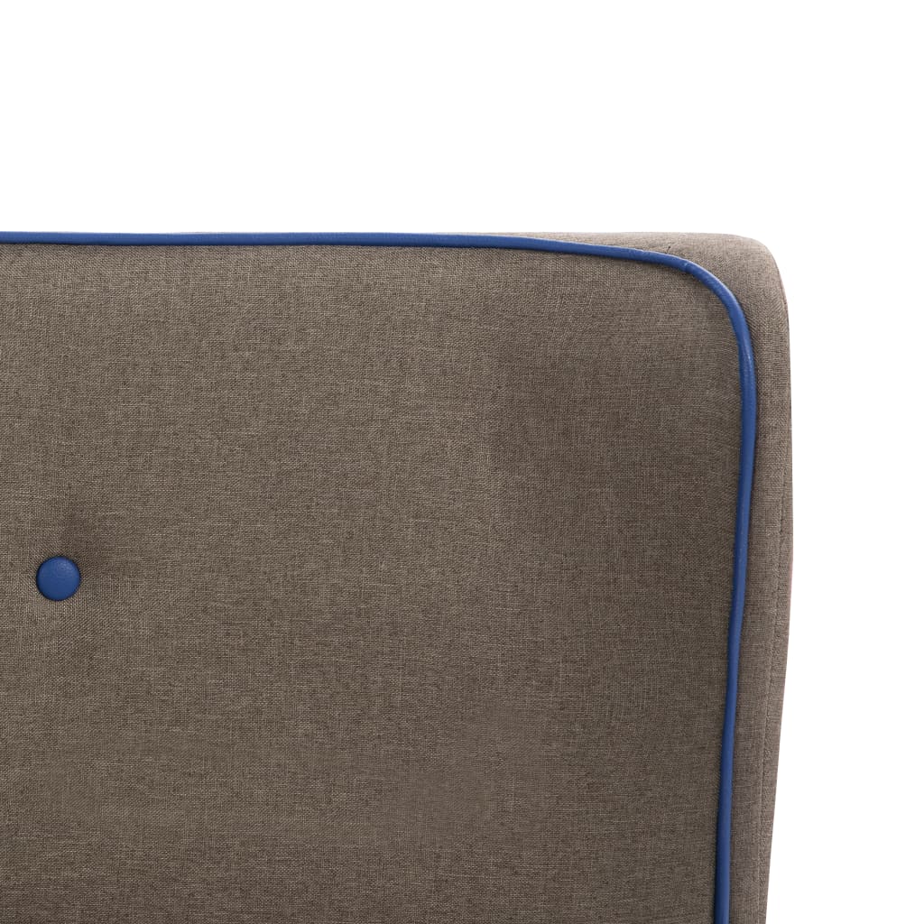 Sängynrunko harmaanruskea kangas 135x190 cm - Sisustajankoti.fi