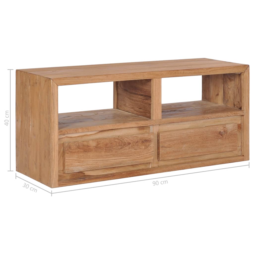 TV-taso 90x30x40 cm tiikki - Sisustajankoti.fi
