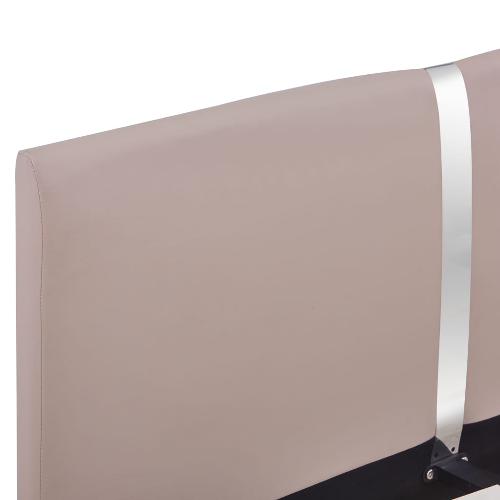 Sängynrunko cappuccino keinonahka 120x190 cm - Sisustajankoti.fi