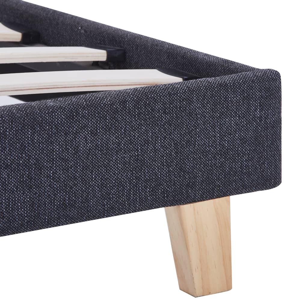 Sängynrunko tummanharmaa kangas 150x200 cm - Sisustajankoti.fi