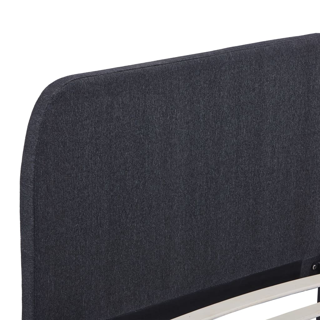 Sängynrunko tummanharmaa kangas 150x200 cm - Sisustajankoti.fi