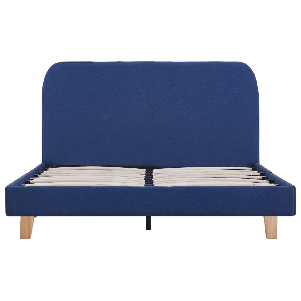 Sängynrunko sininen kangas 120x190 cm - Sisustajankoti.fi