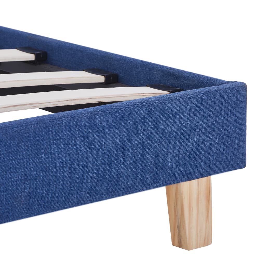 Sängynrunko sininen kangas 120x190 cm - Sisustajankoti.fi