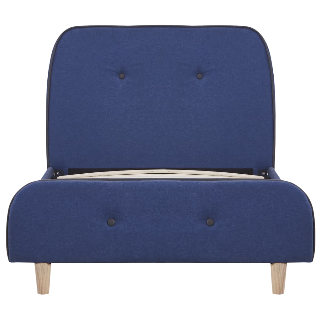 Sängynrunko sininen kangas 90x190 cm - Sisustajankoti.fi