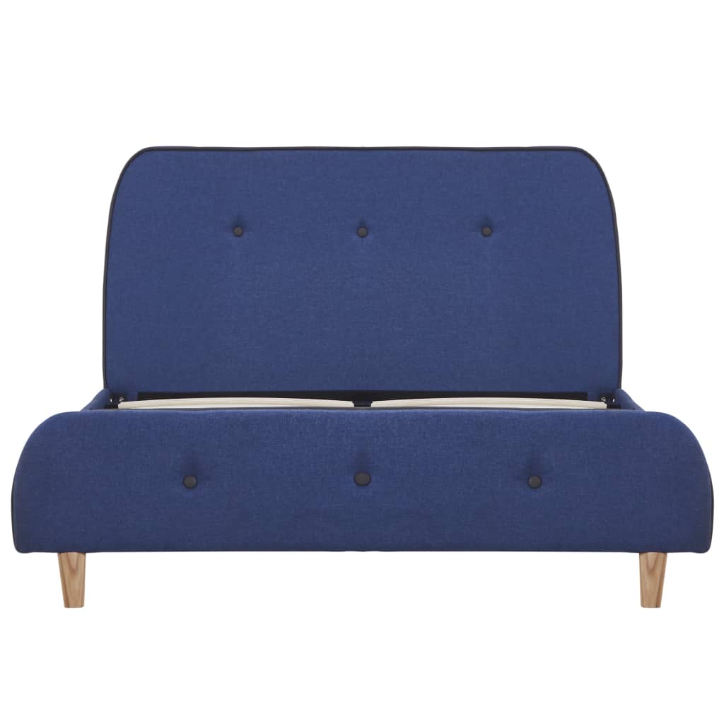 Sängynrunko sininen kangas 120x190 cm - Sisustajankoti.fi