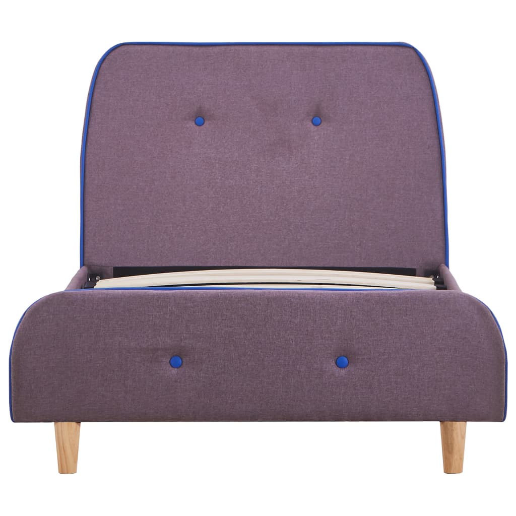 Sängynrunko harmaanruskea kangas 90x190 cm - Sisustajankoti.fi