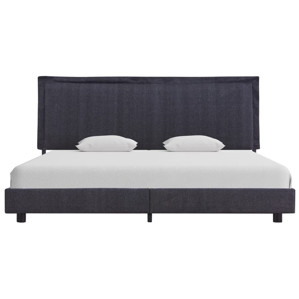 Sängynrunko tummanharmaa kangas 150x200 cm - Sisustajankoti.fi