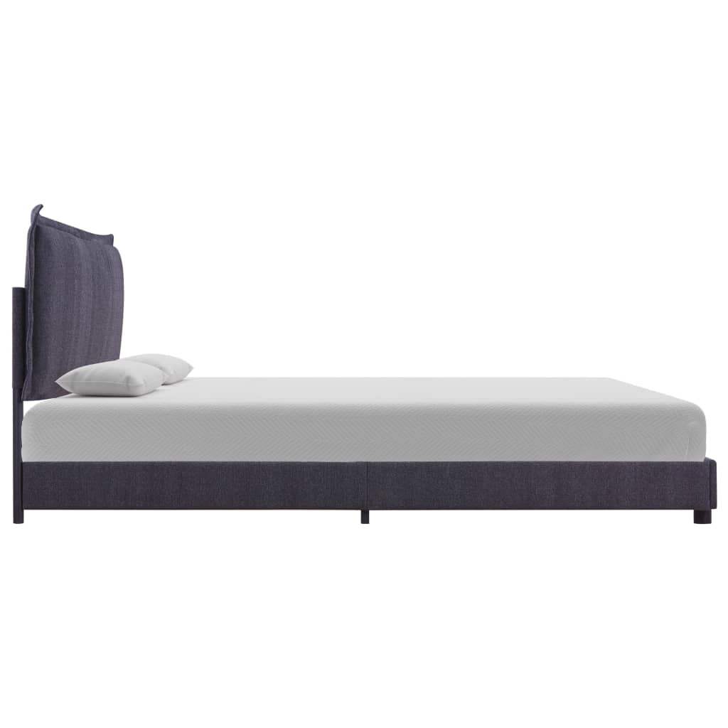 Sängynrunko tummanharmaa kangas 150x200 cm - Sisustajankoti.fi