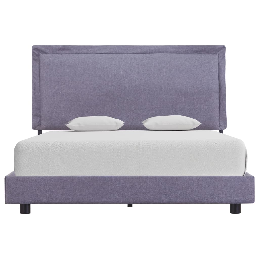 Sängynrunko vaaleanharmaa kangas 120x190 cm - Sisustajankoti.fi