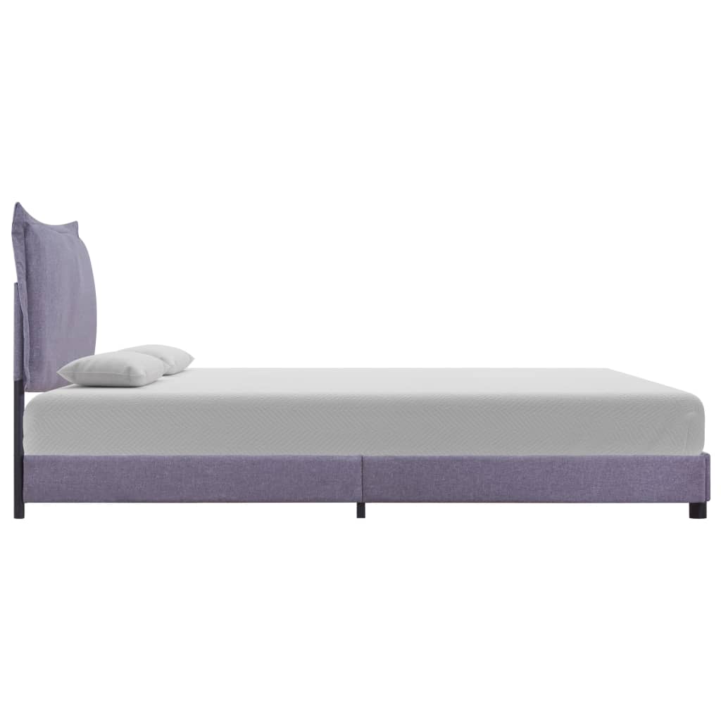 Sängynrunko vaaleanharmaa kangas 120x190 cm - Sisustajankoti.fi