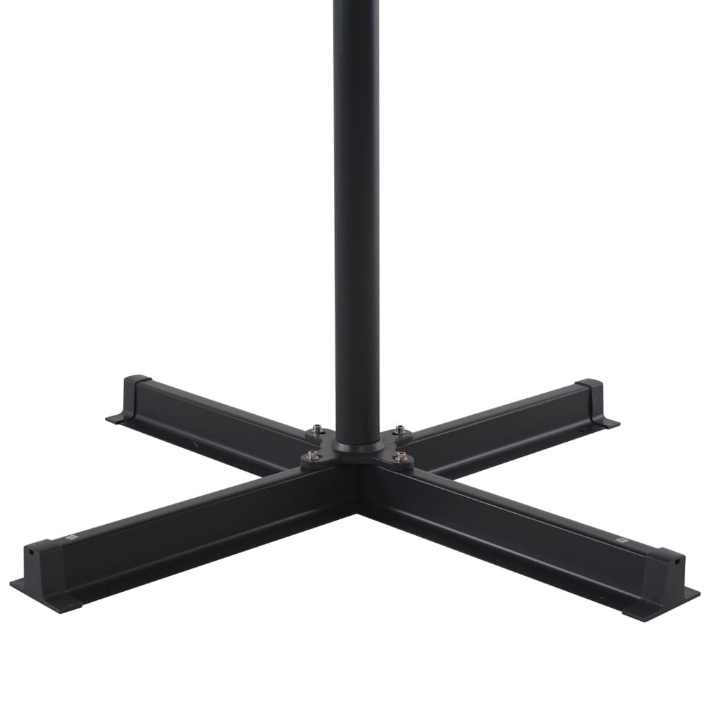 Päivänvarjo kannettavalla pohjalla ruskeanharmaa - Sisustajankoti.fi