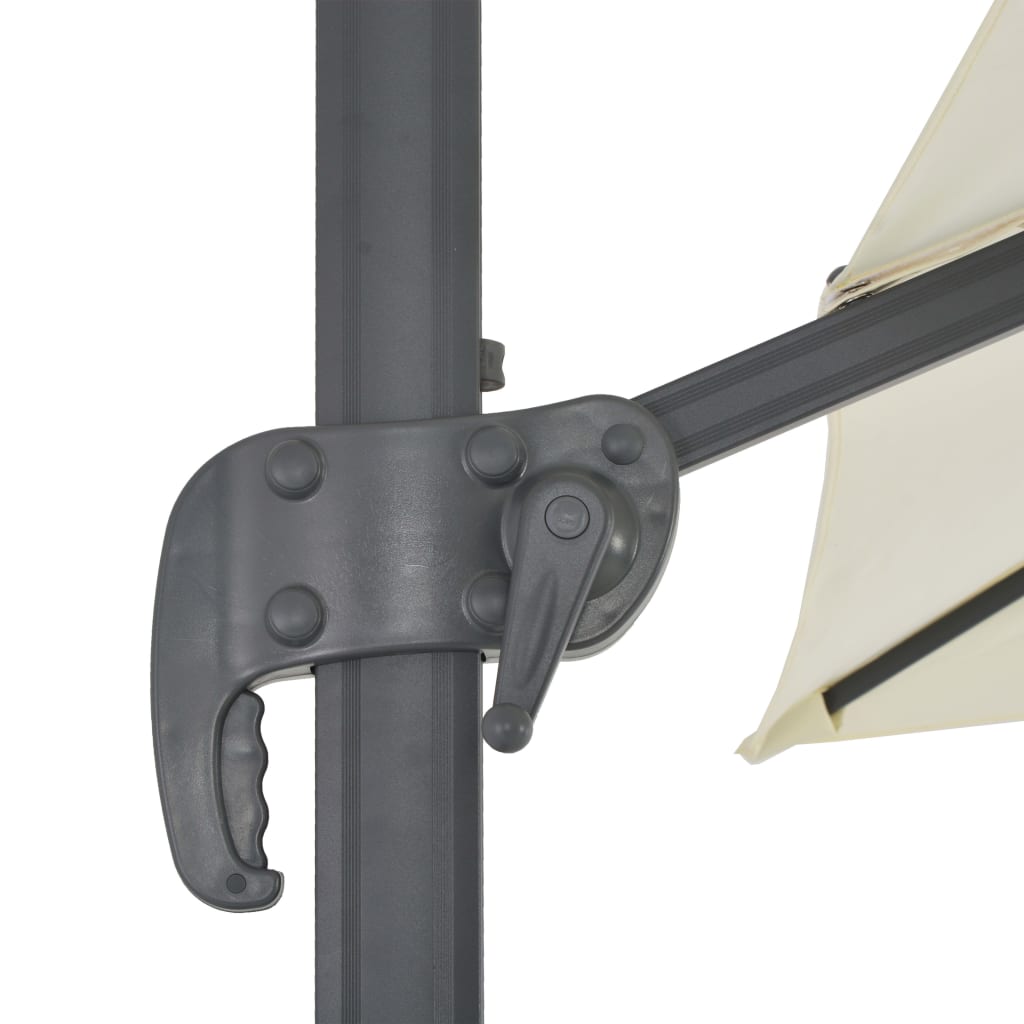 Päivänvarjo kannettavalla pohjalla hiekka - Sisustajankoti.fi