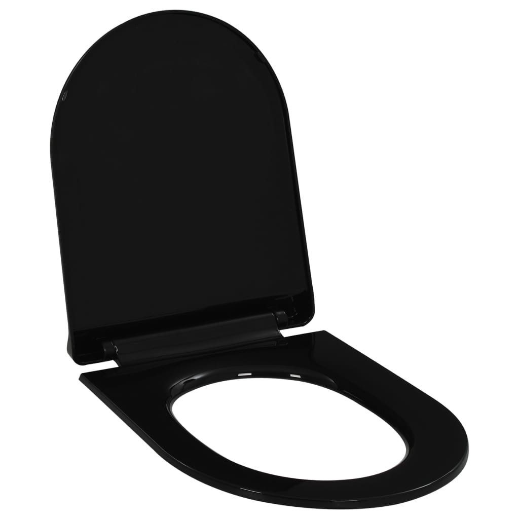 Soft-close WC-istuin pikakiinnityksellä musta - Sisustajankoti.fi