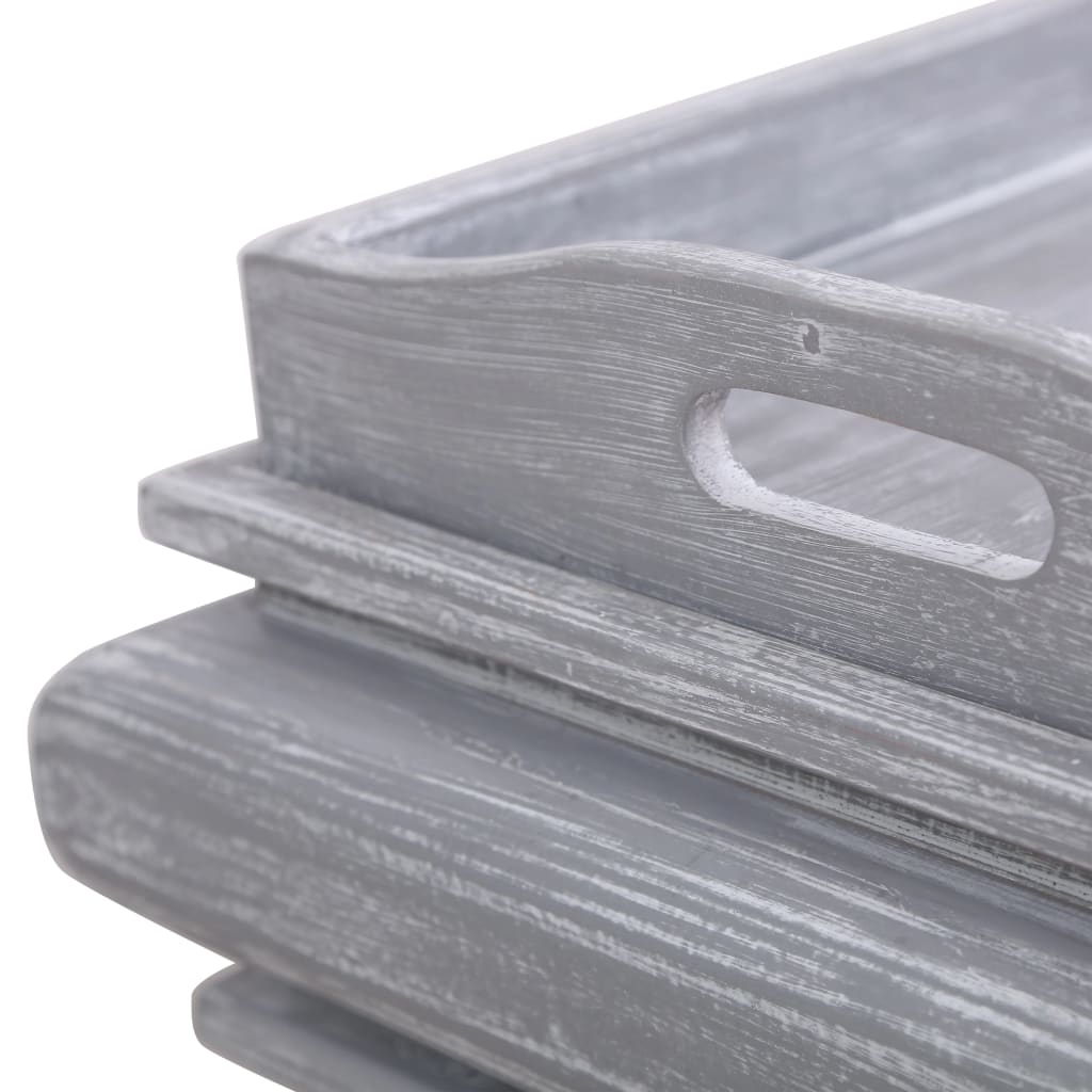 Sohvapöytä harmaa 90x50x40 cm täysi mahonki - Sisustajankoti.fi