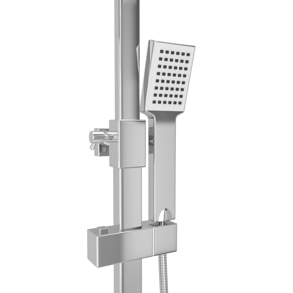 Kaksipäinen suihkusetti termostaatilla ruostumaton teräs - Sisustajankoti.fi