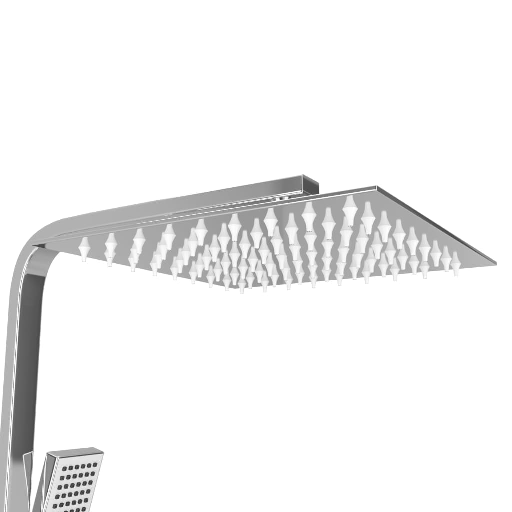 Kaksipäinen suihkusetti termostaatilla ruostumaton teräs - Sisustajankoti.fi