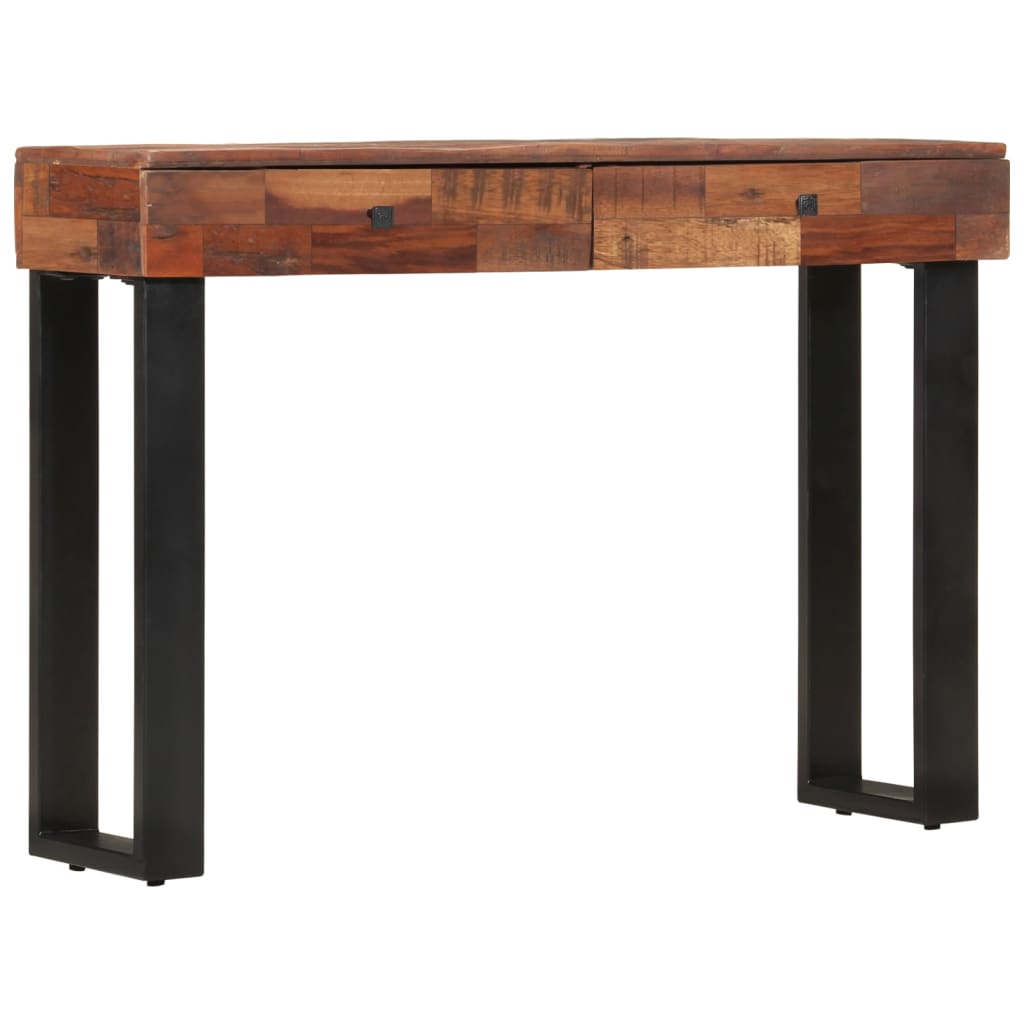 Konsolipöytä 110x30x76 cm kierrätetty täysi puu - Sisustajankoti.fi