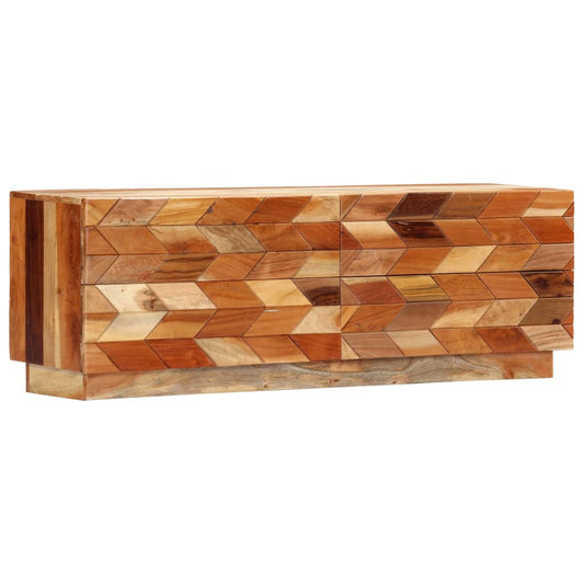 TV-taso 120x30x40 cm kierrätetty täysi puu - Sisustajankoti.fi