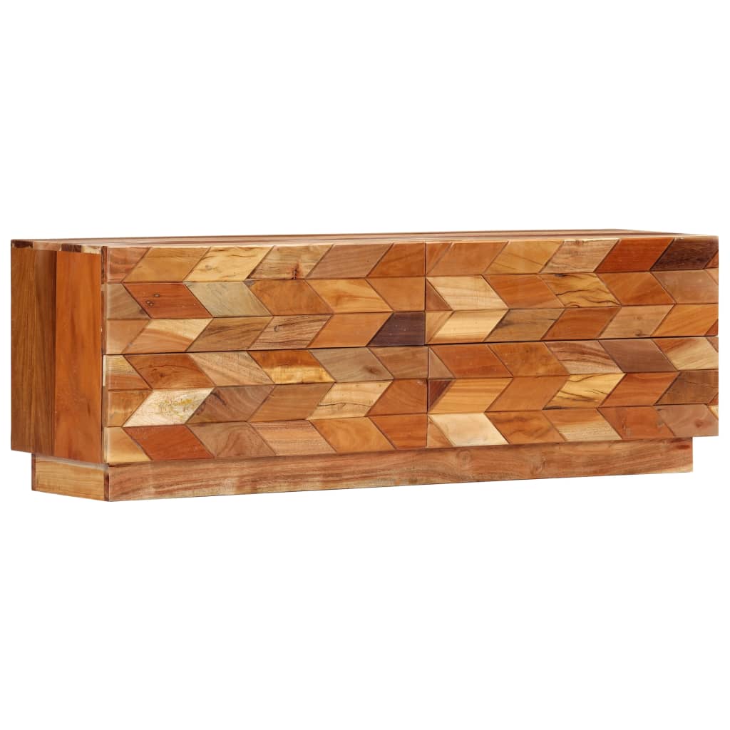 TV-taso 120x30x40 cm kierrätetty täysi puu - Sisustajankoti.fi